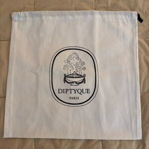 Diptyque White Dust Bag 15.5 x 16